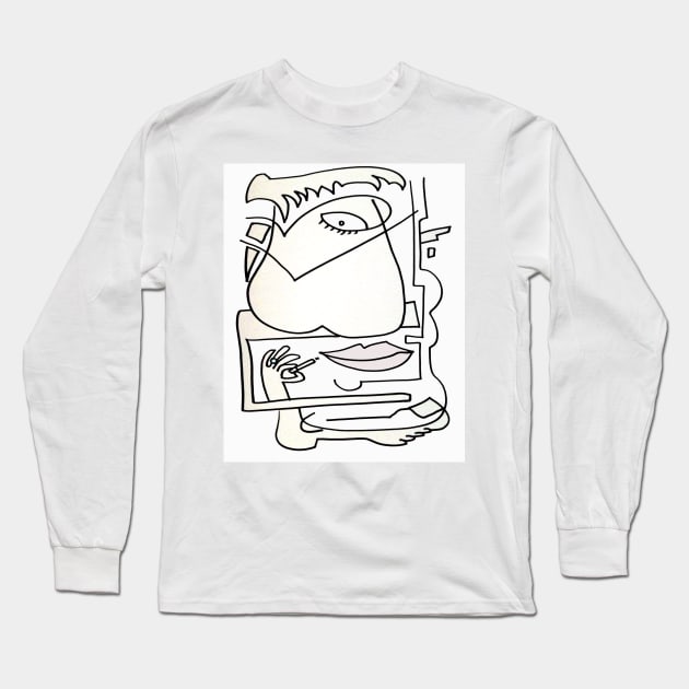 My dog is always loyal. Long Sleeve T-Shirt by TonyBroadbent